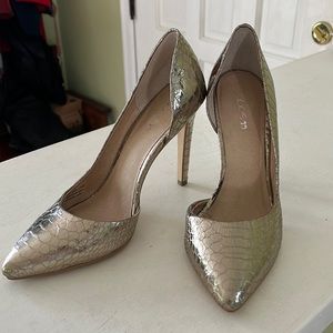 Joe’s Gold Leather Stilettos - 7.5M